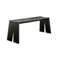 Modern Pine Wood Bench Black Seating Bench with Double Pedestal Clearhalo 'Benches' 'Chairs & Seating' 'furn' 'furn_benches' 'Furniture' 'Living Room Furniture' 1200x1200_ddc459d2-dfdd-4824-bcef-b42276ef87d0