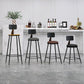 Industrial Coffee Shop Footrest Stool Matte Finish Iron Bar Stool Clearhalo 'Bar Furniture' 'Bar Stools' 'bar_stools' 'furn' 'furn_bar_stools' 'Furniture' 'furniture_bar_stools' 'Kitchen & Dining Furniture' 1200x1200_ddc4bca8-4318-44e1-8b2e-633cbddfda56