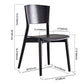 Contemporary Wood Side Dining Chairs Armless Open Back Dining Side Chair for Home Use Clearhalo ' kitchen&dining_furn' 'Dining Chairs' 'Dining Tables & Seating' 'dining_chair' 'furn' 'furn_dining_chair' 'Furniture' 'furniture_dining_chair' 'Kitchen & Dining Furniture' 'kitchen' 1200x1200_ddc588c9-2d82-4b8e-9fd6-69907af01db3
