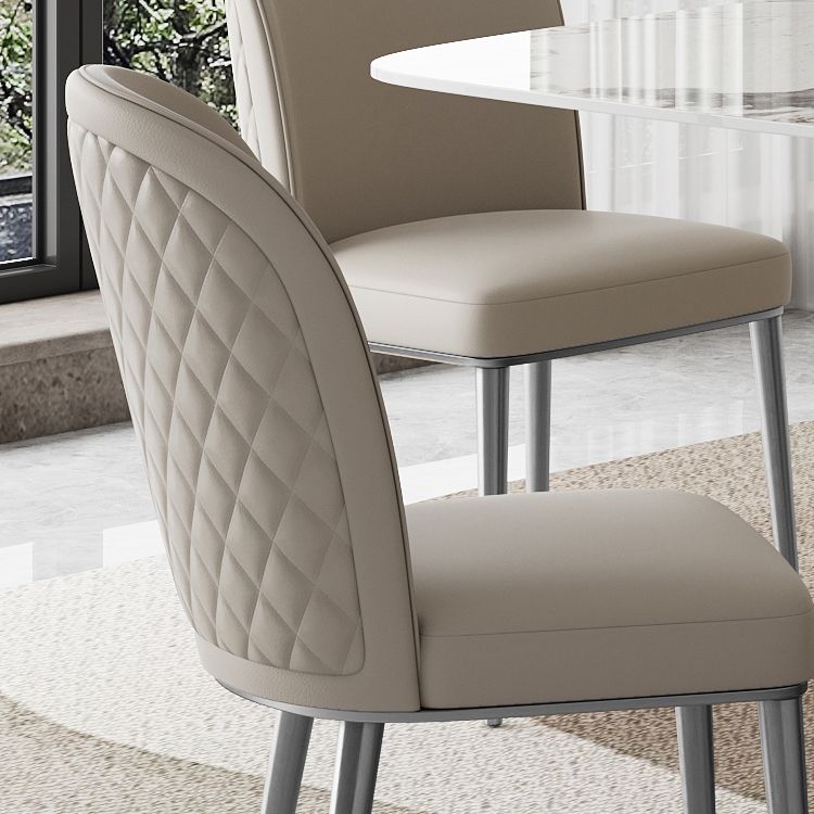 Designer Style Sintered Stone Dining Set Rectangle 1/3/4/6/7 Pieces Dining Room Table Set Clearhalo 'Dining Room Sets' 'Dining Tables & Seating' 'dining_room_set' 'furn' 'furn_dining_room_set' 'Furniture' 'furniture_dining_room_set' 'Kitchen & Dining Furniture' 1200x1200_ddc5c0e1-fa25-4b82-9139-5b3268201615