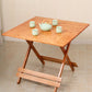 Modern Folding Dining Table Wood Tabletop for Living Room in Brown Clearhalo 'Dining Tables & Seating' 'Dining Tables' 'dining_table' 'furn' 'furn_dining_table' 'Furniture' 'Kitchen & Dining Furniture' 1200x1200_ddc6c39e-3c55-4e17-8b3b-99dd61b9e7d2