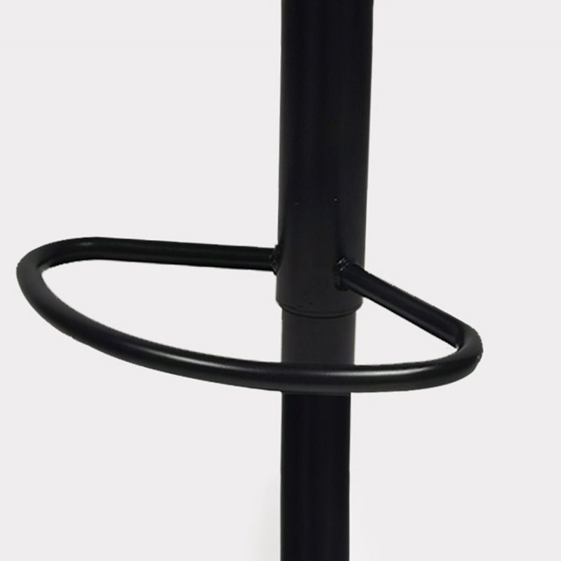 Contemporary Metal Bar Stool Backrest Indoor Counter Stool with Leather Seat Clearhalo 'Bar Furniture' 'Bar Stools' 'bar_stools' 'furn' 'furn_bar_stools' 'furniture_bar_stools' 'Kitchen & Dining Furniture' 'kitchen&dining_furn' 'kitchen' 'kitchen_furn' Furniture' 1200x1200_ddc775ed-cf61-487e-b3e1-aac3f5f043af