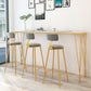 Glam Style Bar Table 42-inch Height Gold 4 Legs Bistro Table for Living Room Clearhalo 'Bar Furniture' 'Bar Tables' 'bar_tables' 'furn' 'furn_bar_tables' 'Furniture' 'furniture_bar_tables' 'Kitchen & Dining Furniture' 1200x1200_ddc77d26-5dce-453f-b40a-aa9594ecdaa0