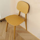Silla de comedor de plástico contemporánea muebles laterales de comedor abiertos en acabado mate para casa