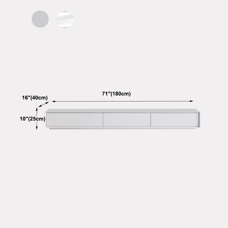 Contemporary TV Console White Wood/Stone Top TV Stand with Soft Close Drawers Clearhalo 'furn' 'furn_tv_stands_entertainment_centers' 'Furniture' 'Living Room Furniture' 'TV Stands & Entertainment Centers' 'TV Stands & Media Storage Furniture' 'tv_stands_entertainment_centers' 1200x1200_ddd078f8-0d8e-41ad-9542-8c7c5f21abb2
