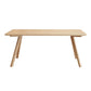 Pine Solid Wood Dining Table Rectangle Dining Table in Natural