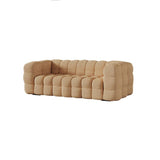 Canapé contemporain marron 2/3/4 couché de smoking couloir avec cadre en bois