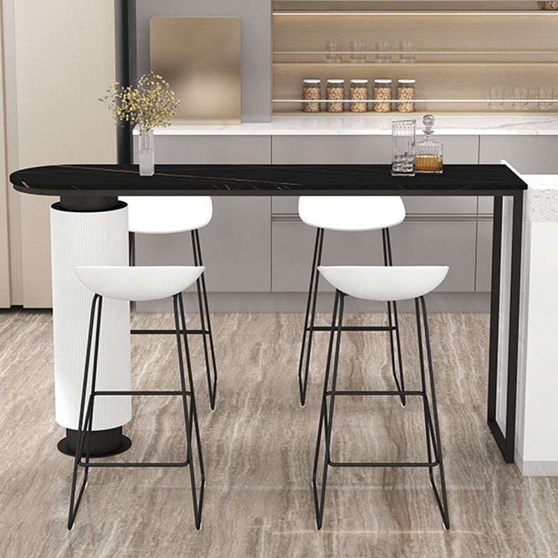 Specialty Bar Table Bar Height Contemporary Pub Table for Indoor Clearhalo 'Bar Furniture' 'Bar Tables' 'bar_tables' 'furn' 'furn_bar_tables' 'Furniture' 'Kitchen & Dining Furniture' 1200x1200_ddd484cb-f97a-4672-b90a-54d766e0a81b