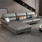Faux leather High Back Square Arm Sofa and Sectional with Stain-Resistant Clearhalo 'furn' 'furn_sectionals' 'Furniture' 'furniture_sectionals' 'kitchen' 'kitchen_sectionals' 'Living Room Furniture' 'Sectionals' 1200x1200_ddd577e5-a02f-48d4-be61-e196cfc84678