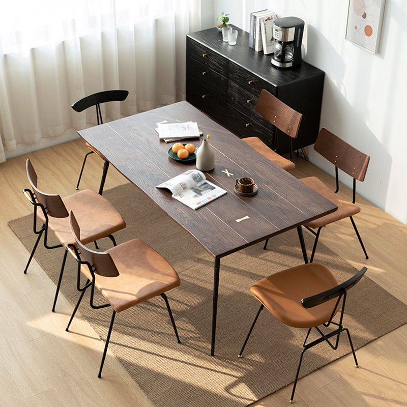 Oak Solid Wood Dining Table Traditional Luxury Dining Site Table with 4-foot Clearhalo ' dining_table' 'Dining Tables & Seating' 'Dining Tables' 'furn' 'furn_dining_table' 'Furniture' 'furniture_dining_table' 'Kitchen & Dining Furniture' 'kitchen&dining_furn' 'kitchen' 'kitchen_dining_table' 1200x1200_ddd94978-b3e3-44a5-b94e-f059c68ab9ae