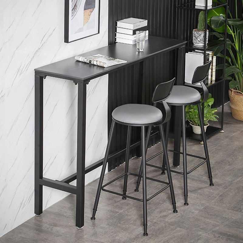 Modern Rectangle Stone Counter Table 1/3/5 Pieces Bar Table Set for Balcony Clearhalo 'Bar Furniture' 'furn' 'furn_home_bar_bar_sets' 'Furniture' 'Home Bars & Bar Sets' 'home_bar_bar_sets' 'Kitchen & Dining Furniture' 1200x1200_ddd975e7-eeac-471b-9edf-1811c729c395