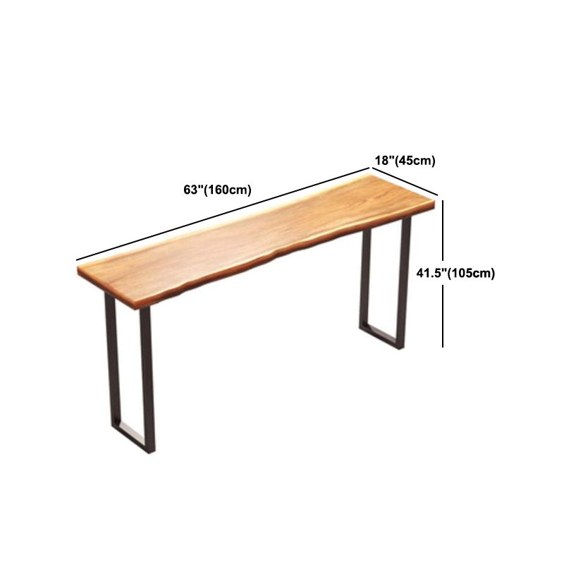 Rechteck aus massivem Holz Bar Tisch Set luxuriöser 1/3 Stücke Thescheltisch mit hohen Hockern