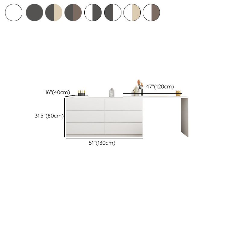 15,75 "tavolo da scrivania per trucco in legno in legno in legno massiccio con cassetti con cassetti