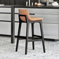 Scandinavian Indoor Solid Wood Bar Stool Upholstered Bar Stool Clearhalo 'Bar Furniture' 'Bar Stools' 'bar_stools' 'furn' 'furn_bar_stools' 'Furniture' 'Kitchen & Dining Furniture' 1200x1200_ddded7fd-2300-48a0-a82f-4f65f530a5ac