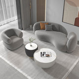 Wool Contemporary Recessed Arm Sofa Curved Sofa for Living Room, Apartment Clearhalo 'furn' 'furn_sofas' 'Furniture' 'Living Room Furniture' 'Sofa' 'sofas' 1200x1200_dddf5715-fe84-4002-9a4e-96d137d2f1cd