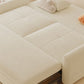 32.28 "Sleeper a braccio quadrato Scandinavo Styled Sleer Bed in bianco