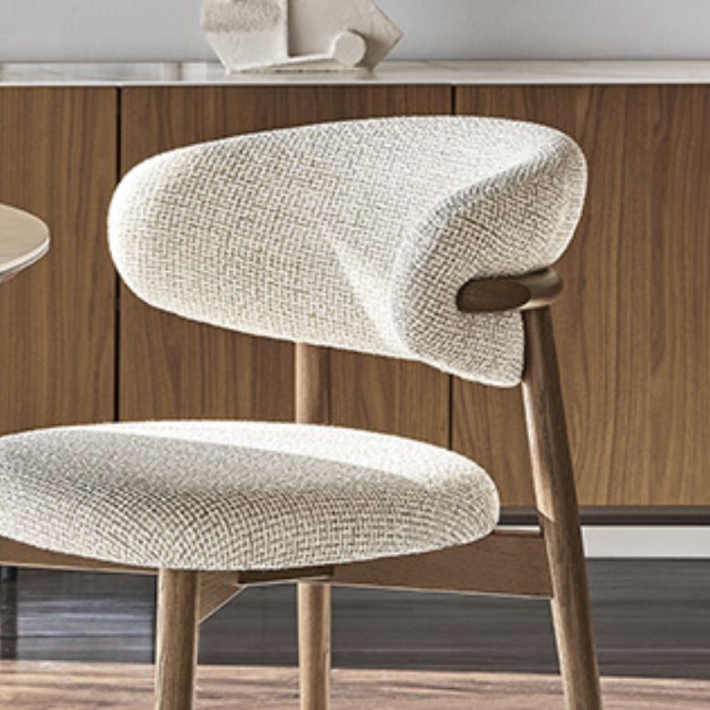 Chaise latéral simple moderne chaise de salle à manger latérale de base en bois massif pour salon