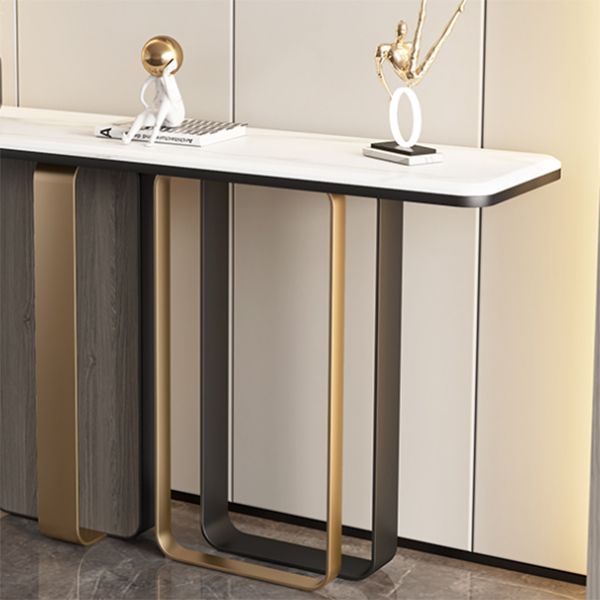 Table de acento blanco glamoroso mesa de sofá resistente a la mesa resistente a los rasguños para el salón