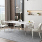 Modern Sintered Stone Dining Table Set 1/2/3/5/6 Pieces Dining Set for Home Use Clearhalo 'Dining Room Sets' 'Dining Tables & Seating' 'dining_room_set' 'furn' 'furn_dining_room_set' 'Furniture' 'furniture_dining_room_set' 'Kitchen & Dining Furniture' 1200x1200_dde66974-56bf-4a42-92a4-94361befd74e