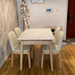 Modern Extendable Dining Table Home Rectangle Sintered Stone Fixed Desk