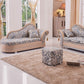 Bohemian Style Chaise Lounge Upholstered Chaise with Rolled Arms for Bedroom Clearhalo 'Chairs & Seating' 'Chaise Lounge' 'chaise_lounge' 'furn' 'furn_chaise_lounge' 'Furniture' 'Living Room Furniture' 1200x1200_dde7fb0c-6e2d-4f1f-ba30-56aca6e4b20b