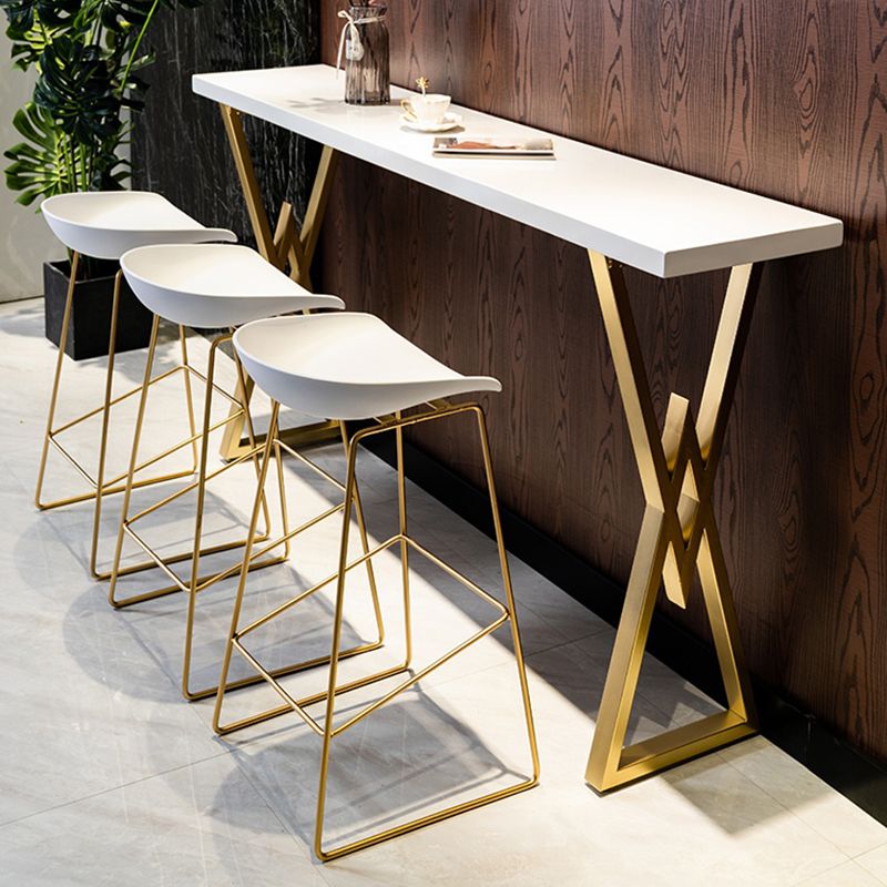 Nordic White Wood Bar Table 42-inch Height Pub Table for Kitchen Living Room Clearhalo 'Bar Furniture' 'Bar Tables' 'bar_tables' 'furn' 'furn_bar_tables' 'Furniture' 'furniture_bar_tables' 'Kitchen & Dining Furniture' 'kitchen&dining_furn' 'kitchen' 1200x1200_ddea0a2b-0d09-4d47-a024-fe8d18548cce