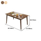 Industrial Rubber Wood Dining Table Rectangle Kitchen Table with 4 Legs Clearhalo ' dining_table' 'Dining Tables & Seating' 'Dining Tables' 'furn' 'furn_dining_table' 'Furniture' 'furniture_dining_table' 'Kitchen & Dining Furniture' 'kitchen&dining_furn' 'kitchen' 'kitchen_dining_table' 1200x1200_ddea2d76-38ff-474f-ab2f-cebaa35a805a