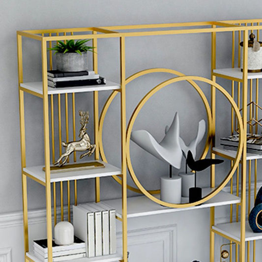 Geschlossenes Back Metal Bücherregal Skandinavisches Bücherregal mit Lagerregalen