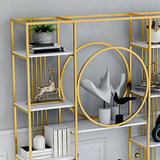 Geschlossenes Back Metal Bücherregal Skandinavisches Bücherregal mit Lagerregalen