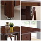 Mid-Century Modern Dining Table Rubberwood Solid Wood Table with Wood Base Clearhalo ' dining_table' 'Dining Tables & Seating' 'Dining Tables' 'furn' 'furn_dining_table' 'Furniture' 'furniture_dining_table' 'Kitchen & Dining Furniture' 'kitchen&dining_furn' 'kitchen' 'kitchen_dining_table' 1200x1200_ddf02a48-c9c8-4c4e-806e-9ca0465ef4c1
