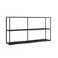 Open Rectangular Bookcase Industrial Metal Shelf for Study Room Clearhalo 'Bookcases' 'furn' 'furn_bookcases' 'Furniture' 'furniture_bookcases' 'kitchen' 'kitchen_bookcases' 'Living Room Furniture' 'Office Furniture' 1200x1200_ddf0a55a-66f3-4dfd-beee-5a89c8530d5d