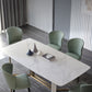 Traditional Luxury Dining Table White Rectangle Sintered Stone Dining Table for Home Use Clearhalo ' dining_table' 'Dining Tables & Seating' 'Dining Tables' 'furn' 'furn_dining_table' 'Furniture' 'furniture_dining_table' 'Kitchen & Dining Furniture' 'kitchen&dining_furn' 'kitchen' 'kitchen_dining_table' 1200x1200_ddf14a1e-ce0f-4a15-807c-ab4677307e3f