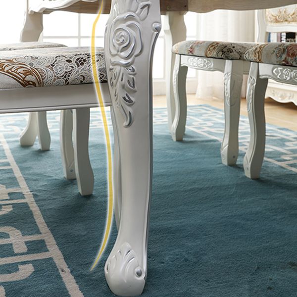 Vitoria Rectangle Shape Marble Table White Standard Dining Table for Kitchen Clearhalo ' dining_table' 'Dining Tables & Seating' 'Dining Tables' 'furn' 'furn_dining_table' 'Furniture' 'furniture_dining_table' 'Kitchen & Dining Furniture' 'kitchen&dining_furn' 'kitchen' 'kitchen_dining_table' 1200x1200_ddf30cc9-67d8-448a-8eed-458655f3eb71