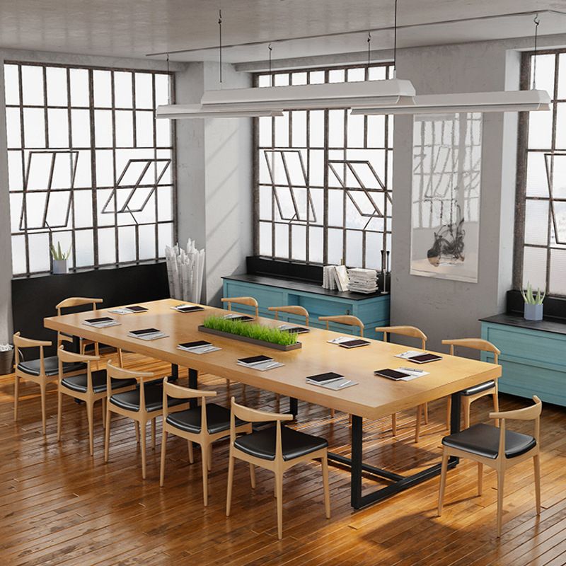 Industrial Wood Dining Room Set 1/2/5/7/13 Pieces Dining Furniture Set /Separate Items Clearhalo 'Dining Room Sets' 'Dining Tables & Seating' 'dining_room_set' 'furn' 'furn_dining_room_set' 'Furniture' 'furniture_dining_room_set' 'Kitchen & Dining Furniture' 'kitchen&dining_furn' 'kitchen' 1200x1200_ddf72582-1d4b-450c-a35f-f6724e573b8b