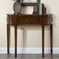 14 inch Wide Console Table Mid-Century Modern Wood Accent Table for Hall