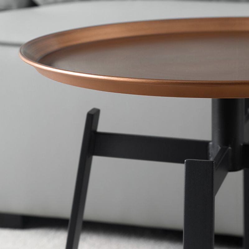 Tavolo da tavolo da cortile a 4 gambe tavolo vassoio laterale per soggiorno