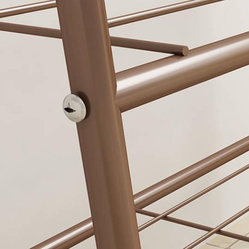 Raccoppiamento contemporaneo per cappotto per gancio di ferro con 2 ripiani