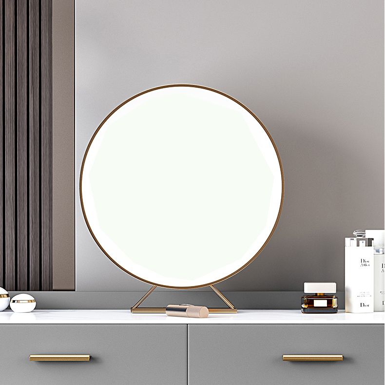 Tavolo da toeletta in legno in legno in legno massiccio grigio top di pietra con 4 cassetti