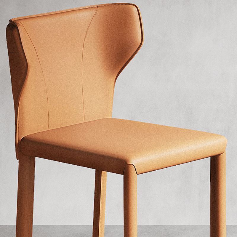 Glam Leather Counter Height Stools Low Back Bar Stools for Indoor Clearhalo 'Bar Furniture' 'Bar Stools' 'bar_stools' 'furn' 'furn_bar_stools' 'Furniture' 'Kitchen & Dining Furniture' 1200x1200_ddffe26c-337f-40cf-b700-0bc8ea673e18