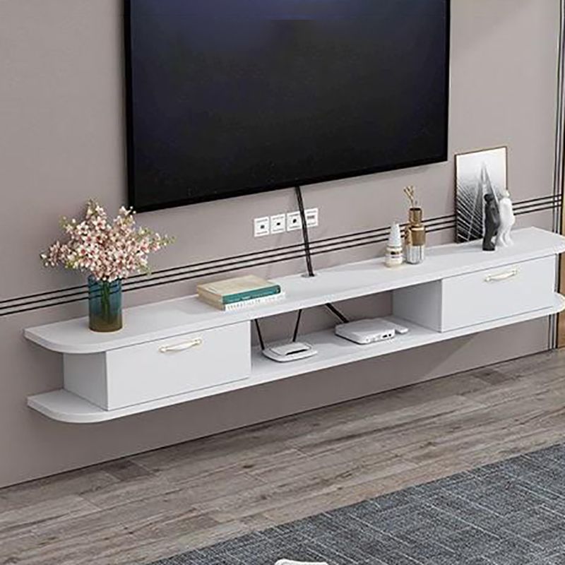 Contemporary Style TV Stand Faux Wood Wall-mounted TV Cabinet with 2 Doors Clearhalo 'furn' 'furn_tv_stands_entertainment_centers' 'Furniture' 'Living Room Furniture' 'TV Stands & Entertainment Centers' 'TV Stands & Media Storage Furniture' 'tv_stands_entertainment_centers' 1200x1200_de02fc7b-7d4e-481f-ae04-8aa0fe07ff69