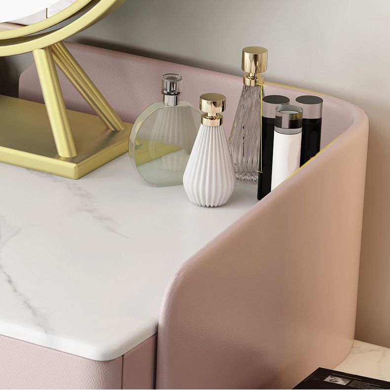 Zeitgenössisches Make-up Eitelkeit Massivholz 4 Schubladen Eitelkeitsverkederstisch