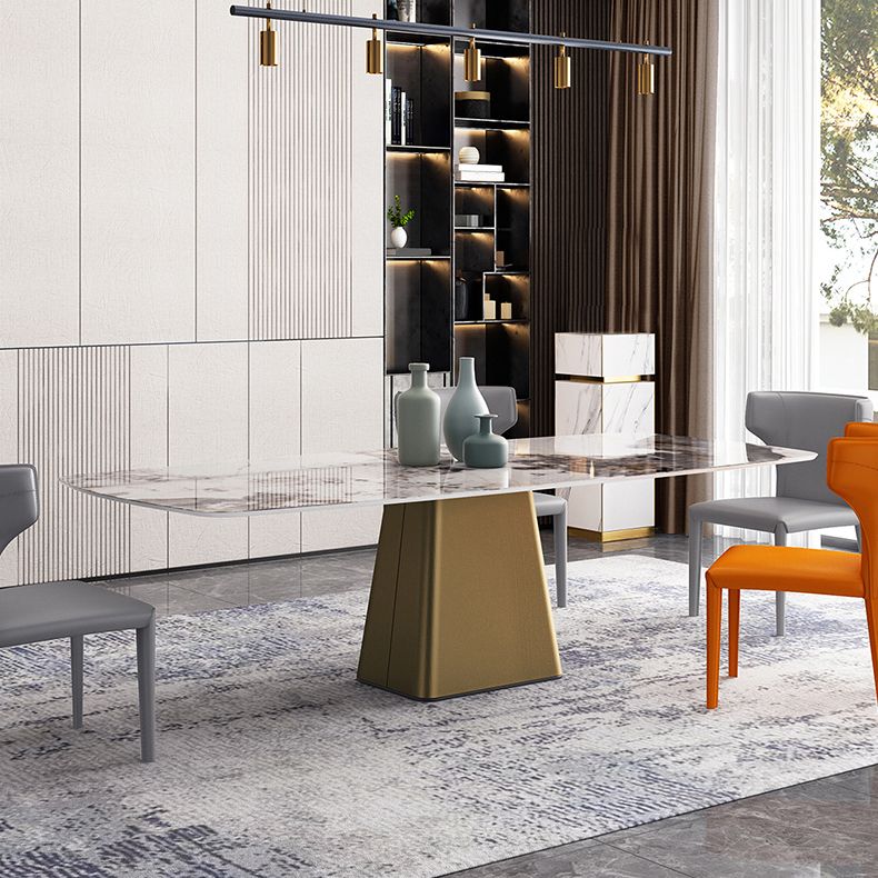 Glam Dinette Set for Dining Room 1/4/5 Pieces Glossy White Dining Table Set Clearhalo 'Dining Room Sets' 'Dining Tables & Seating' 'dining_room_set' 'furn' 'furn_dining_room_set' 'Furniture' 'Kitchen & Dining Furniture' 1200x1200_de0b25e5-0ebf-4080-ba59-d7c8a92e4847