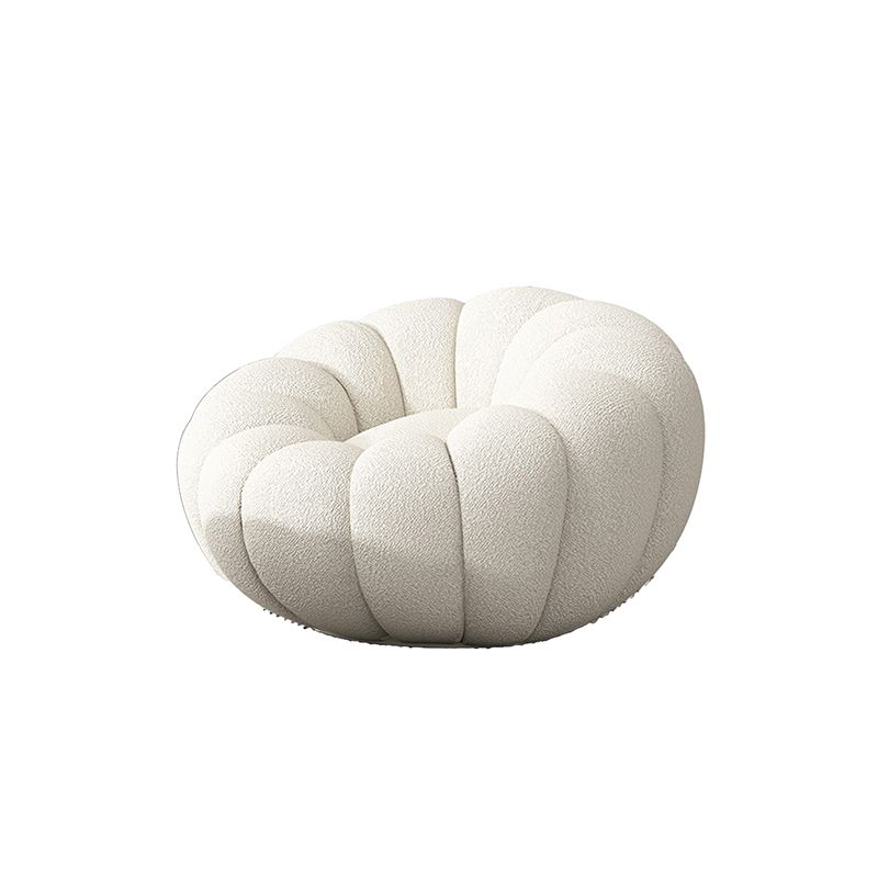 Faux Leather/Faux Fur Chair 37.4" L x 37.4" W x 25.6" H Convertible Chair Clearhalo 'Accent Chairs' 'accent_chairs' 'Chairs & Seating' 'furn' 'furn_accent_chairs' 'Furniture' 'furniture_accent_chairs' 'Living Room Furniture' 1200x1200_de0c4eac-6cb6-4237-af29-f7ba0d9dffd3