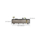Glass TV Stand Console Enclosed Storage TV Console with 3 Drawers Clearhalo 'furn' 'furn_tv_stands_entertainment_centers' 'Furniture' 'Living Room Furniture' 'TV Stands & Entertainment Centers' 'TV Stands & Media Storage Furniture' 'tv_stands_entertainment_centers' 1200x1200_de0dad29-e661-414b-8ac3-d63aa989abed