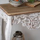 Rectangle Shape French Country Console Table White Wood Sofa Table Clearhalo 'Console Tables' 'console_tables' 'Entry & Mudroom Furniture' 'furn' 'furn_console_tables' 'Furniture' 1200x1200_de0f7e69-426b-4b98-b4a8-c6c023556683