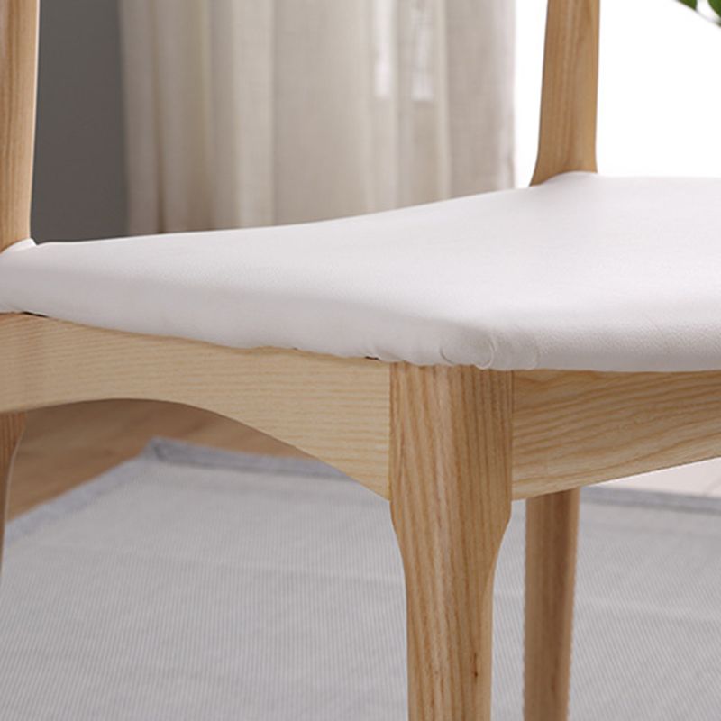 Traditional Side Chair Wood Open Back Dining Room Chair for Kitchen