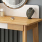 Scandinavian Wooden Makeup Vanity Desk Table With Drawer for Bedroom