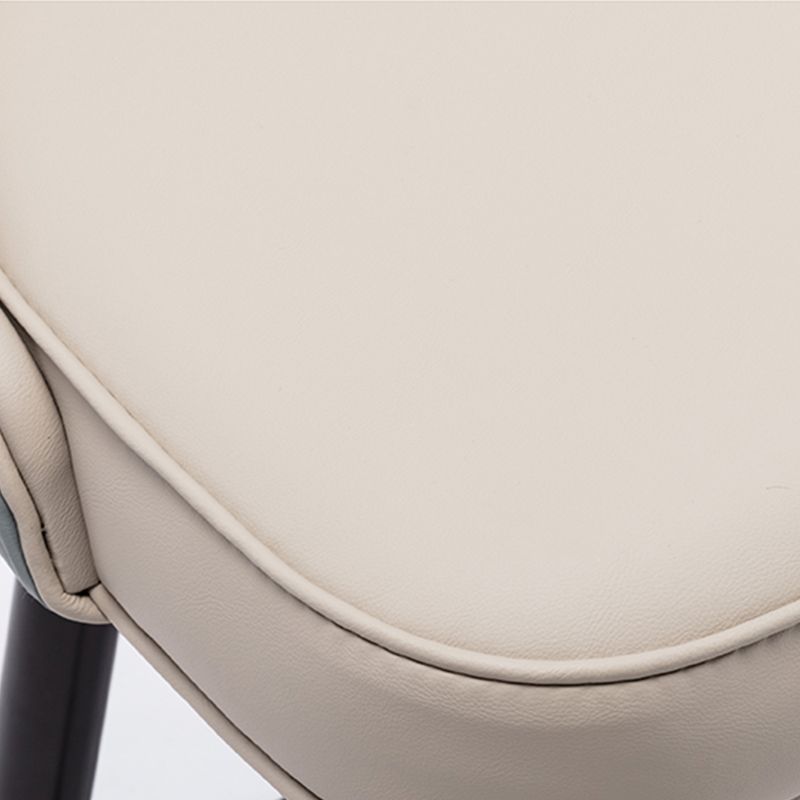 Contemporary Metal Leather Bar Stools Bristol Barstool with Iron Legs and Low Back Clearhalo 'Bar Furniture' 'Bar Stools' 'bar_stools' 'furn' 'furn_bar_stools' 'furniture_bar_stools' 'Kitchen & Dining Furniture' 'kitchen&dining_furn' 'kitchen' 'kitchen_furn' Furniture' 1200x1200_de1621c3-6ecf-40a4-b749-982f8a58f9b9