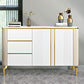 Sideboard moderna Sinterita Sinterita 3 cassetti Sideboard da pranzo con porte per soggiorno