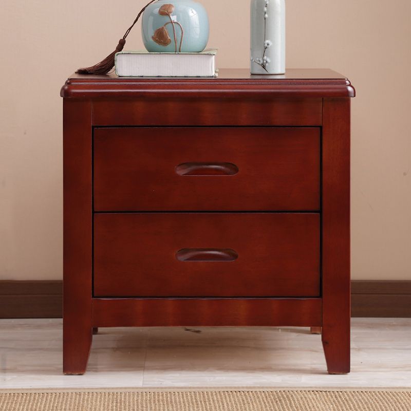 Cabinete contemporáneo de la mesita de noche de madera sólida con cajones